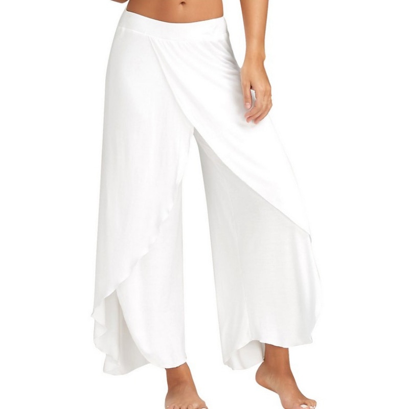 Side Slit Loose Flare Yoga Women's Pants