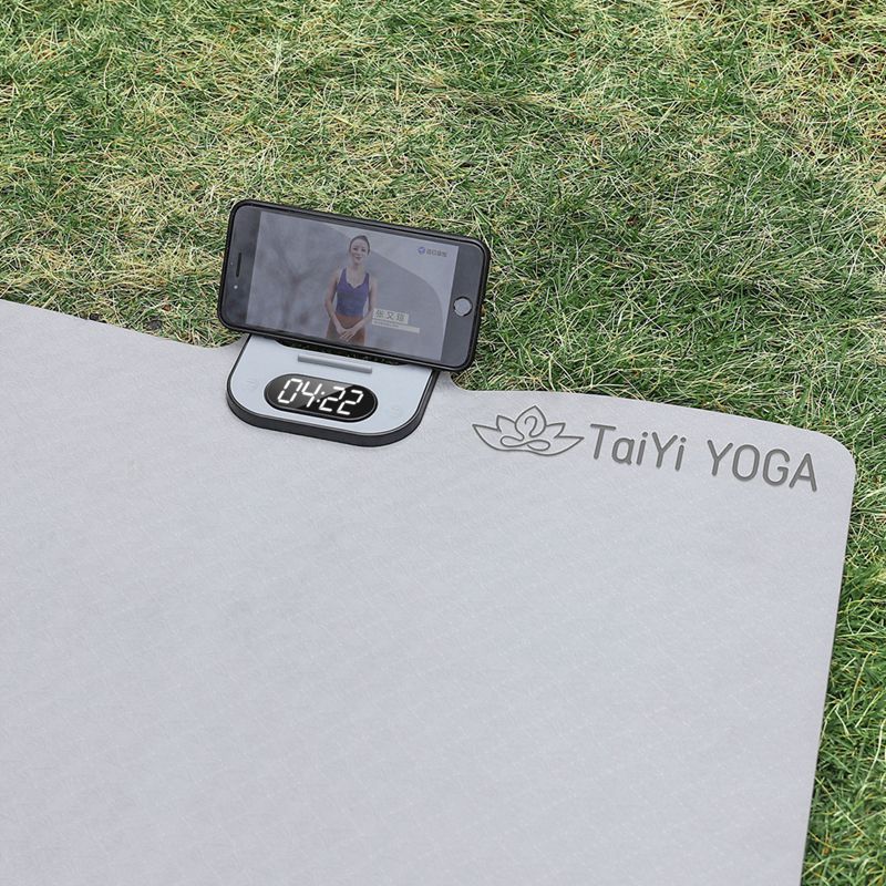 Yoga Tamping Mat with Smartphone Stand