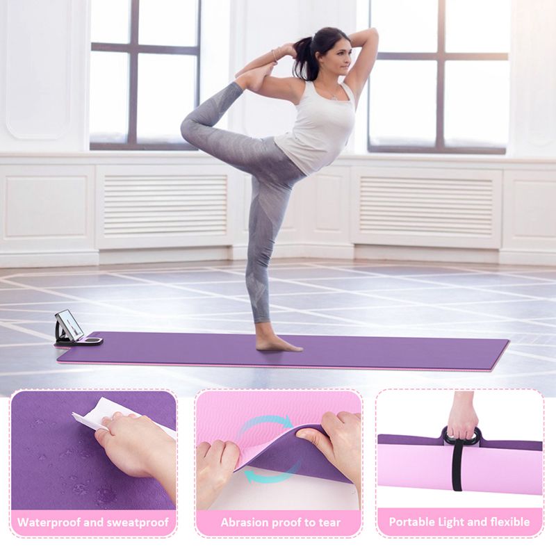 Yoga Tamping Mat with Smartphone Stand