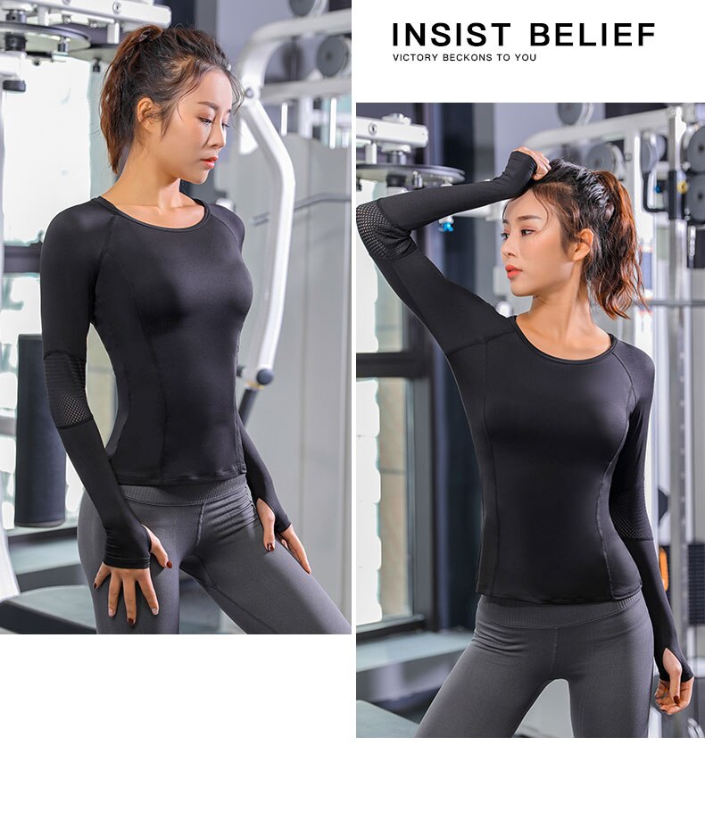 Long Sleeved Fitness Top