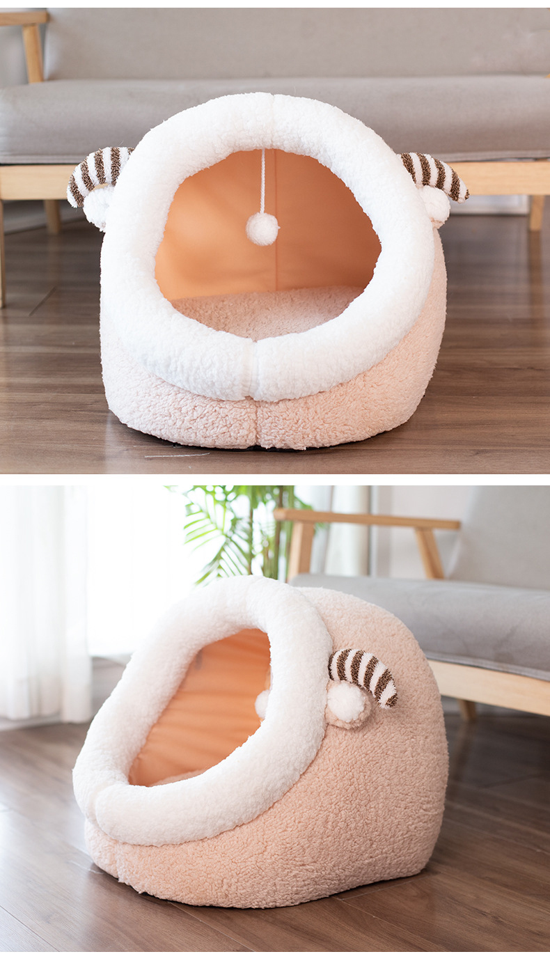 Warm Soft Cats Bed