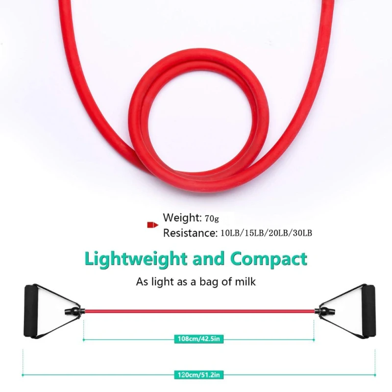 5 Levels Resistance Bands with Handles