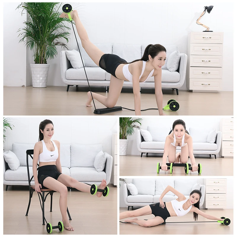 AB Roller with Resistance Bands