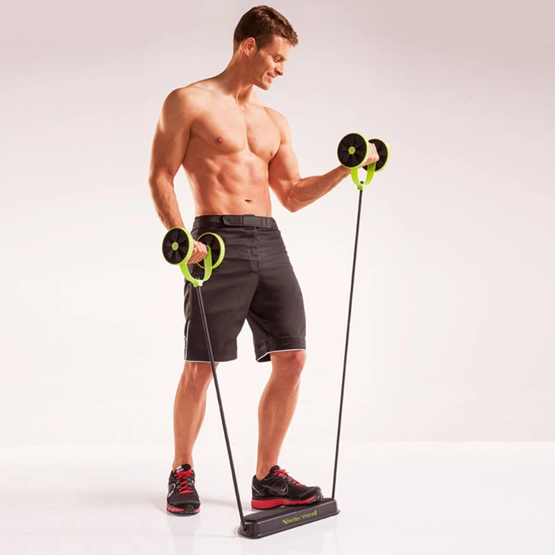 AB Roller with Resistance Bands