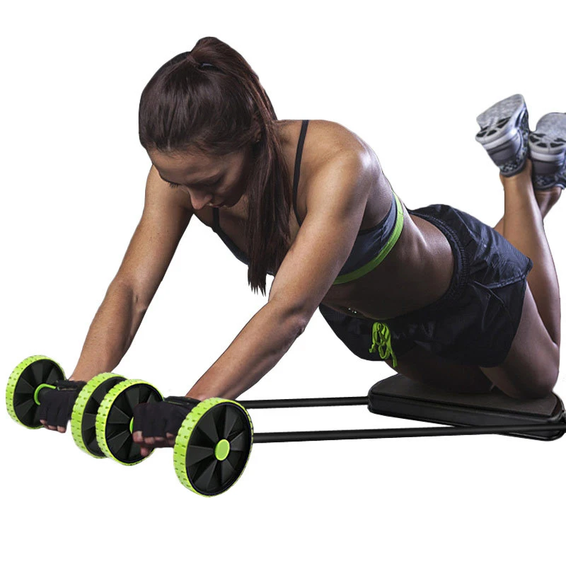 AB Roller with Resistance Bands