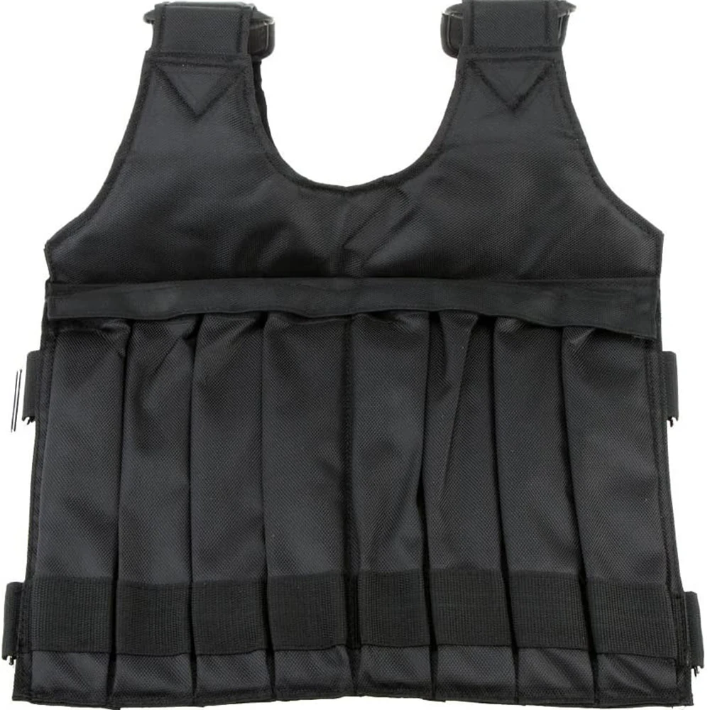 Sport Adjustable Black Weighted Vest