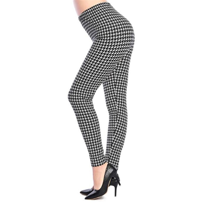 Women's Elastic Printed Leggins