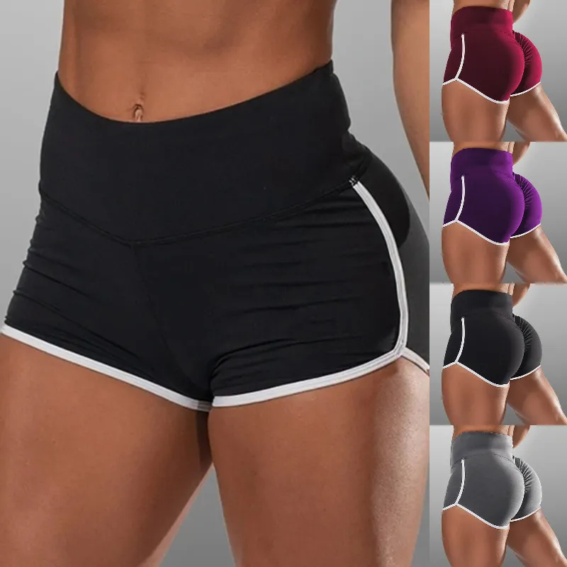 Women's Seamless Shorts with Push Up