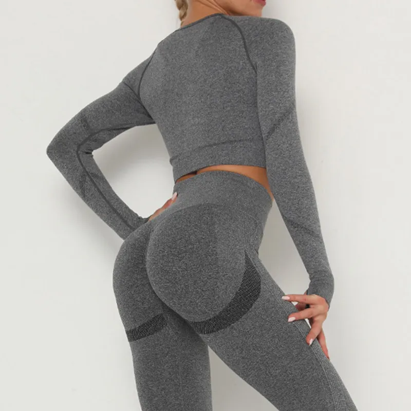 Yoga Seamless Clothing Set For Women